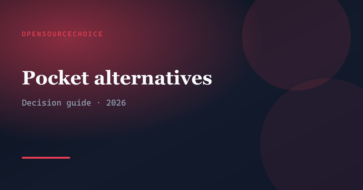 Best Open-Source Pocket Alternatives for Read-It-Later