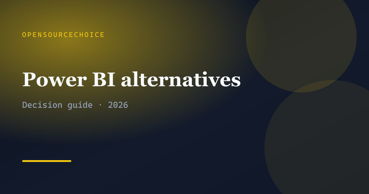Best Open-Source Power BI Alternatives for BI and Dashboards