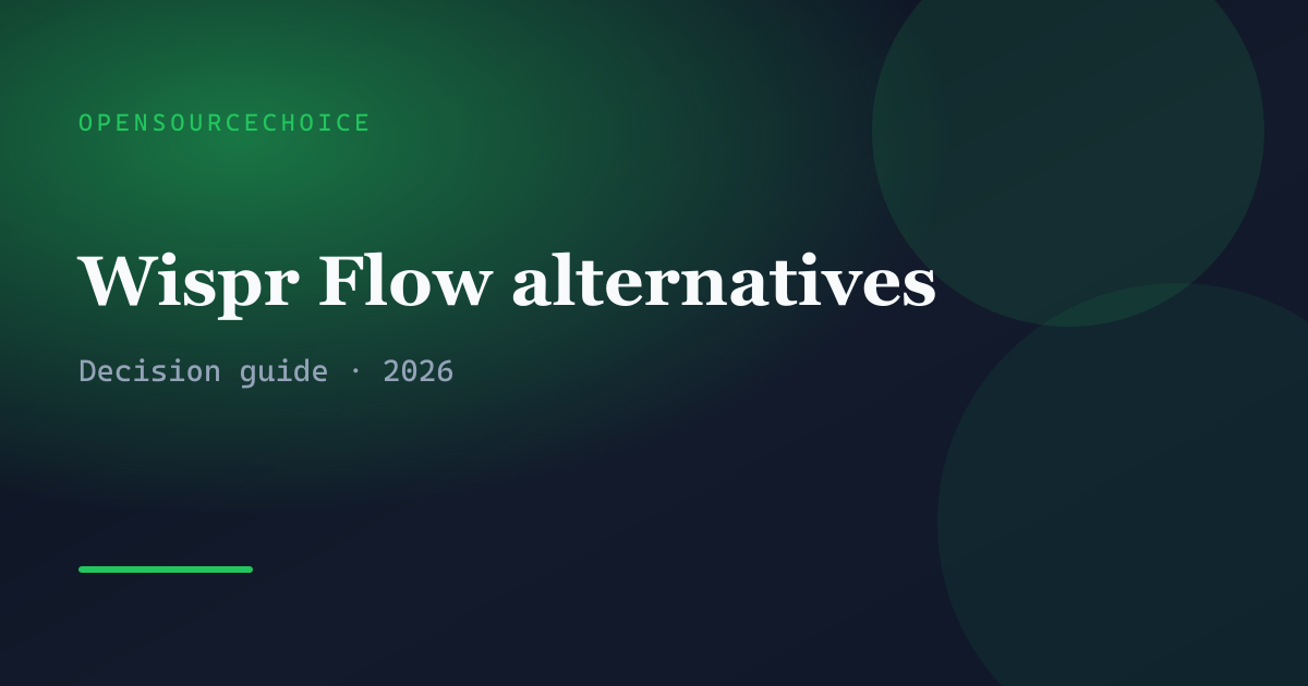 7 Open-Source Wispr Flow Alternatives for Private Voice Typing